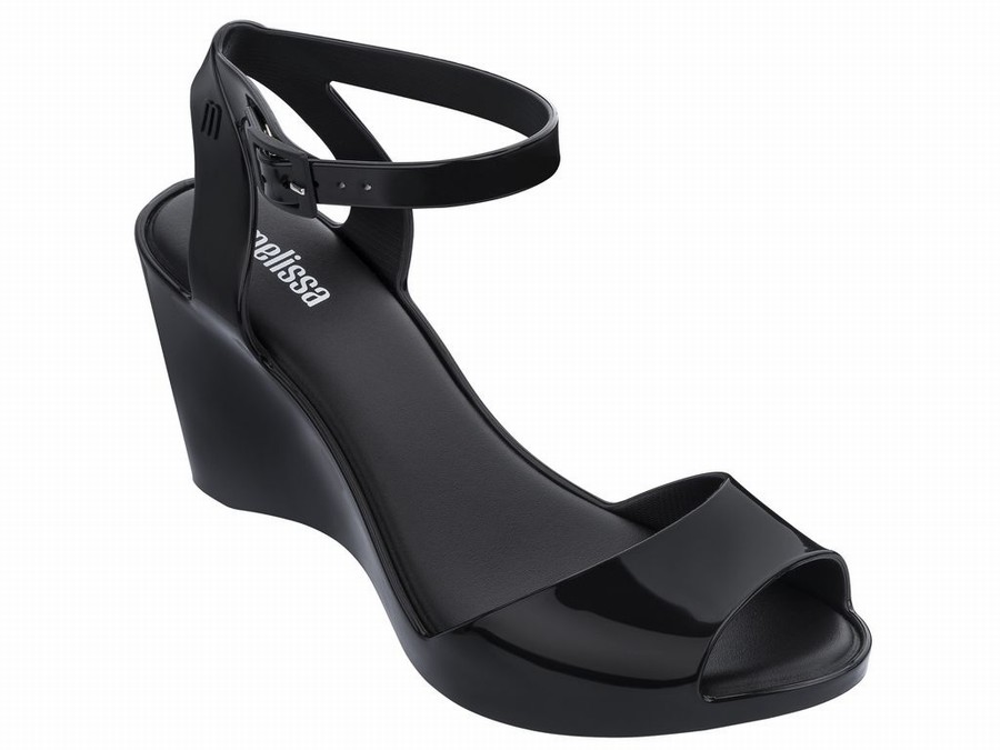 Zuecos Melissa Blanca Mujer - Negras - Argentina QYI-256893